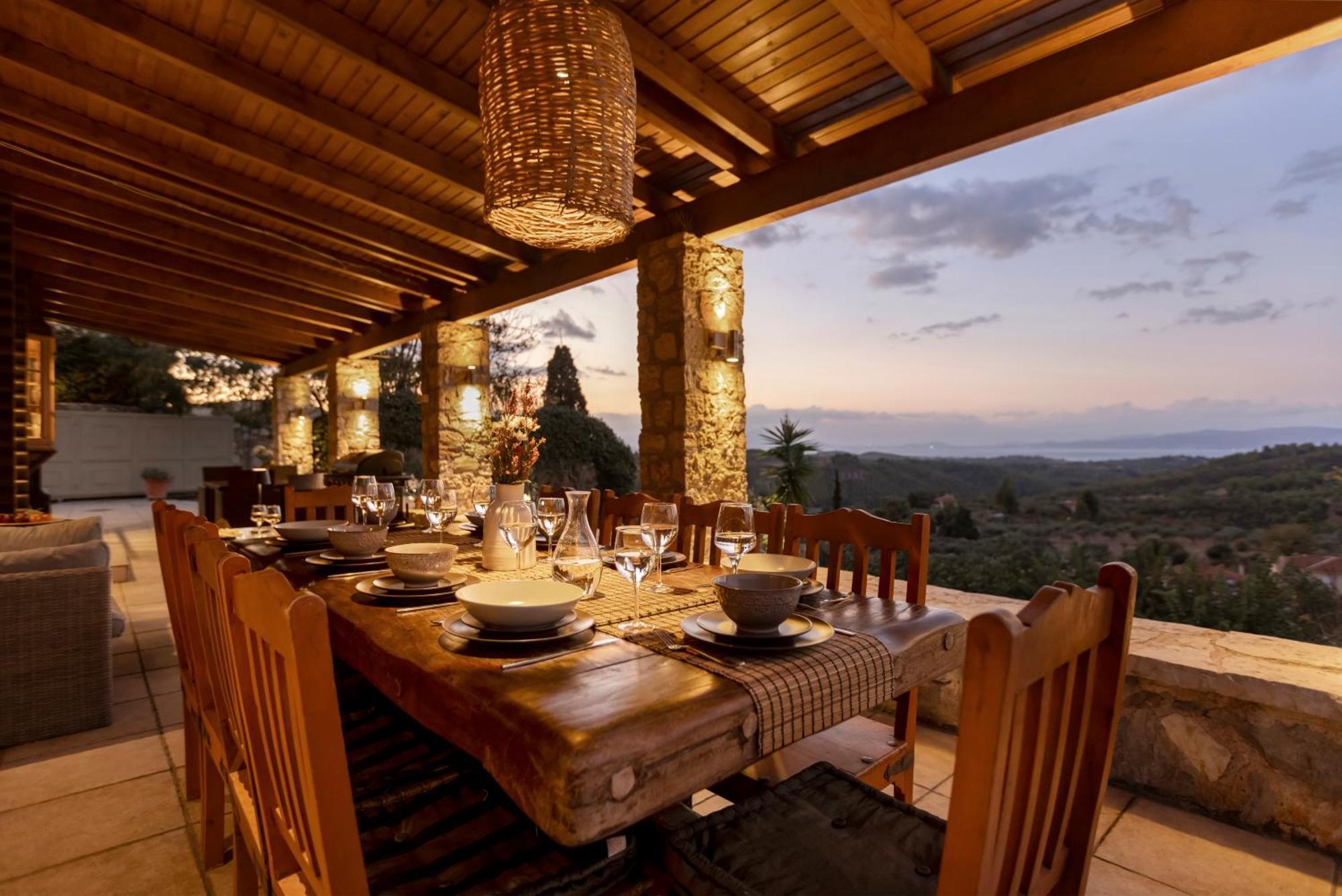 Villa Marrone Splendid Seaview Markopoulon Oropou Exterior foto